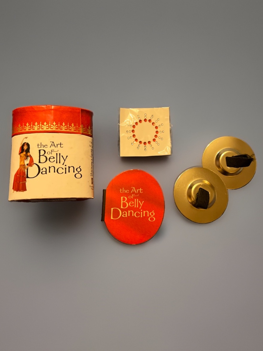 VINTAGE THE ART OF BELLY DANCING PARTY SET INCLUDES FINGER CYMBALS